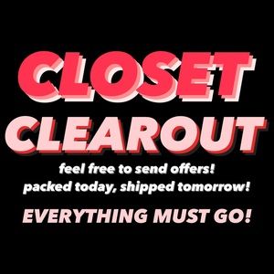 ***CLOSET CLEAROUT***